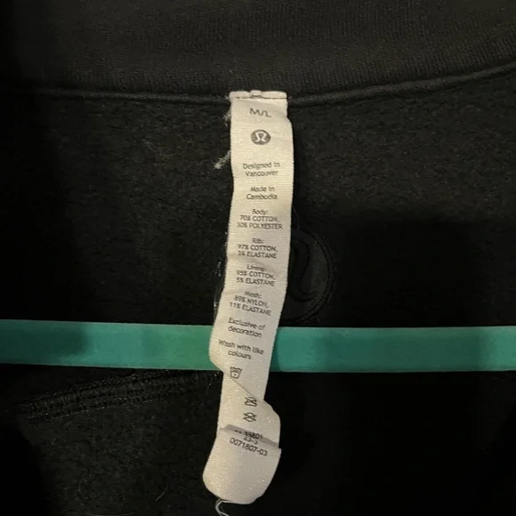 Lululemon Athletica Black Bomber Jacket - Picture 3 of 7